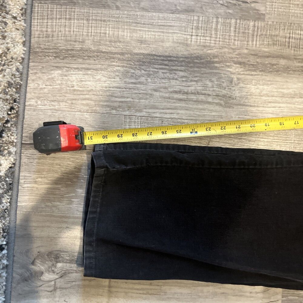 Levi's Black Corduroy Pants 505 Size 36x32 Vintage 2001 Y2k - Picture 6 of 9